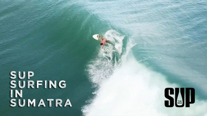 SUP Surfing in Sumatra