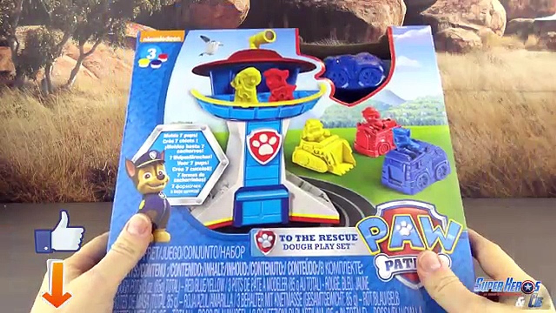 Paw Patrol Play Doh Mold Set To The Rescue Pat Patrouille Pate à Modeler  Patrulla de Cachorros Toy - video Dailymotion