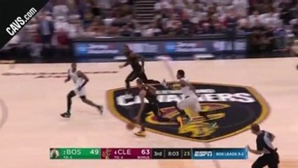 Hill's Steal Leads to Cavs Fast Break