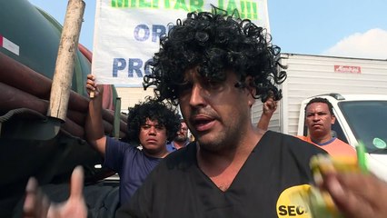 Sindicato de camioneros pide fin de bloqueos en Brasil