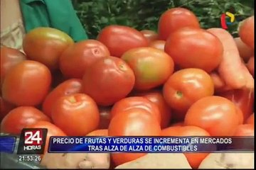 Download Video: Suben precios de alimentos en algunos mercados tras alza de combustible