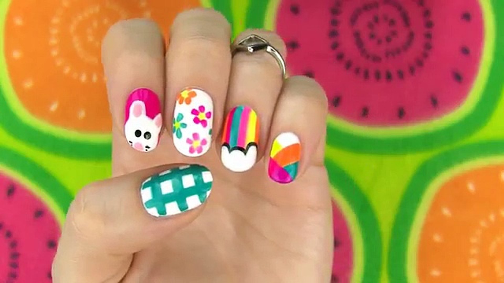 DIY Nail Art Without any Tools! 5 Nail Art Designs - DIY Projects - video  Dailymotion