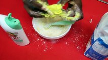 3 recettes de SLIME SANS COLLE, SANS BORAX, SANS LIQUIDE POUR  LENTILLES #SAKINAFAMILY