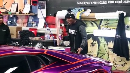 Celebrity Car Wrap Reions Compilation
