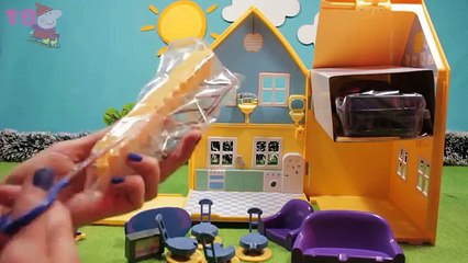 Свинка Пеппа Мультик с игрушками для детей на русском. Домик Пепе Peppa Pig.