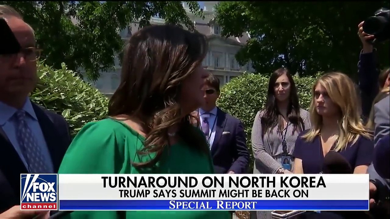 Trump says North Korea summit might be back on