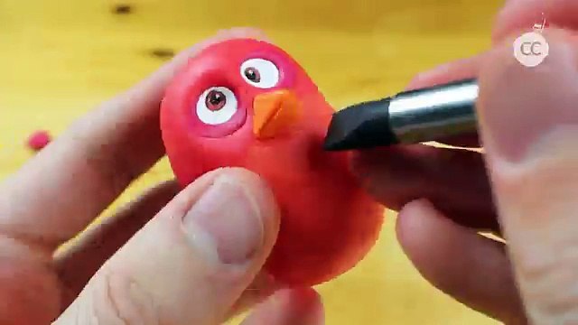 RED (Angry Birds) – Polymer Clay Tutorial