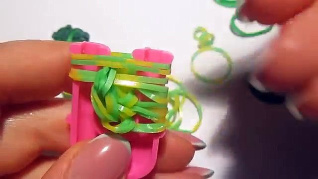 АНАНАС из резинок. Овощи и фрукты из резинок | Pineapple Rainbow Loom