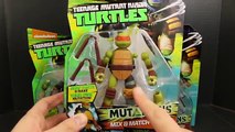 Ninja Turtles Mutations of Michelangelo and Leonardo Having TMNT Metal Head Limbs Toy Review