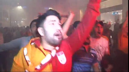 Taksim'de Şampiyonluk Coşkusu