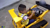 Backyard Bulldozer Electric Ride On Car Fun Kids Building Construction Play With Ckn Toys