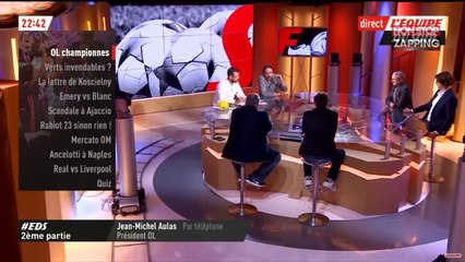 Gros clash entre Jean-Michel Aulas et Didier Roustan (vidéo)