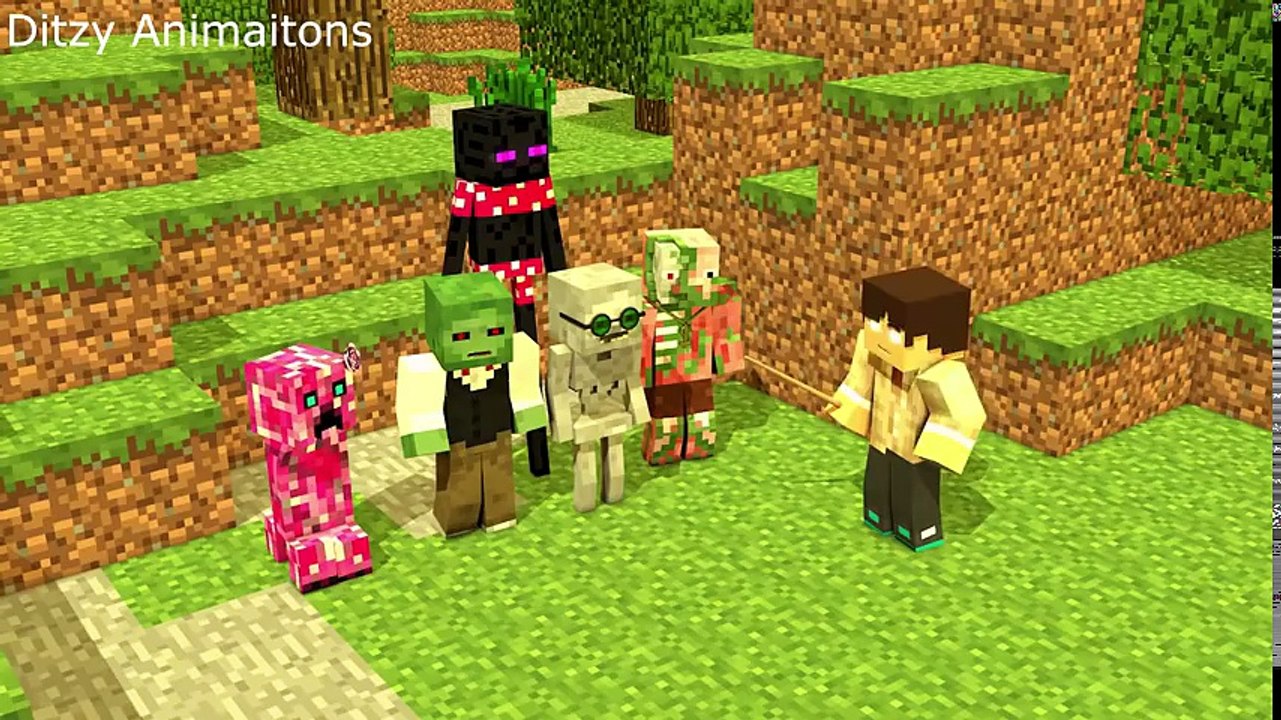 Top 5 Sexy Minecraft Monsterschool Animations - Funniest Minecraft  Animation 2017