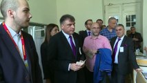 Galatasaray Kulübünün kongresi - Başkan adaylarından Fatinoğlu ve Korkut'un oy kullanması- İSTANBUL