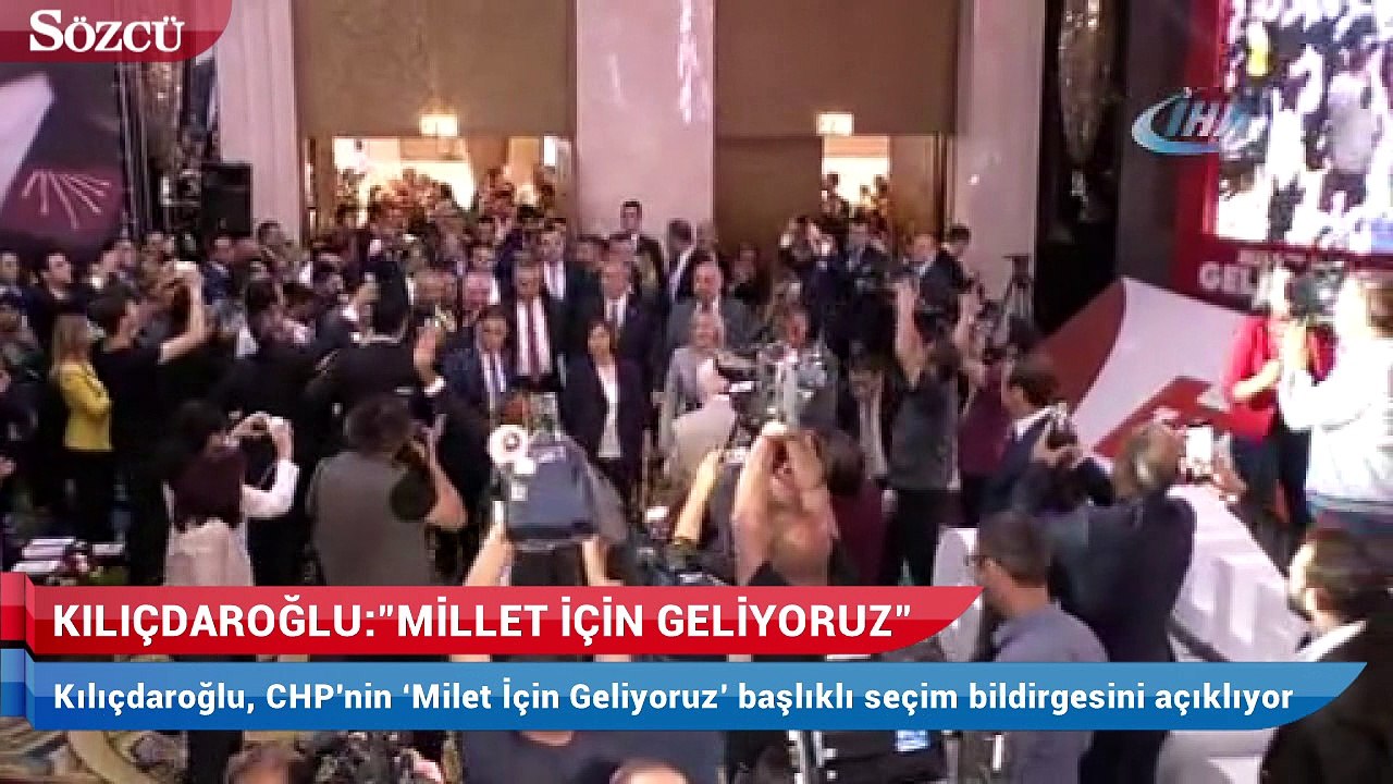 CHP lideri Kemal Kılıçdaroğlu, toplantının yapıldığı salona Cumhurbaşkanı adayı Muharrem İnce ve eşleri ile birlikte geldi