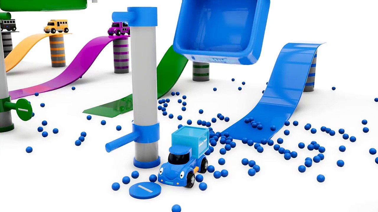 Learning Colours Street Vehicles Names and Sounds for Children with Surprise Cars Trucks Toys 0010