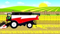 ☻ Farmer - Farm Work | Combine-Harvester | Kombajn - Traktor Bajki Dla Dzieci ☻