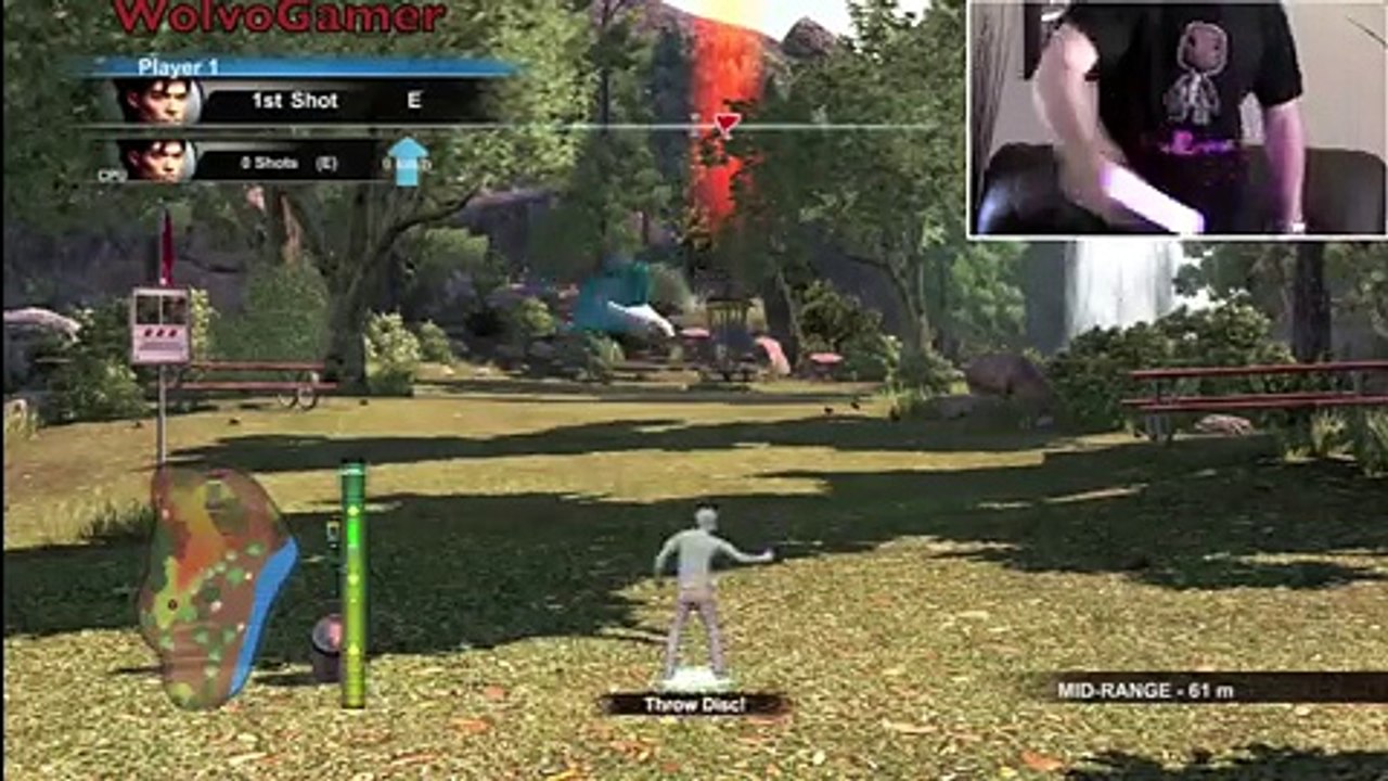 Sports Champions Disc Golf PS3 MOVE | Picture in Picture