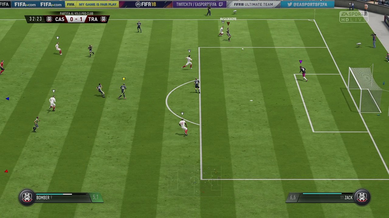 FIFA 18 piede debole