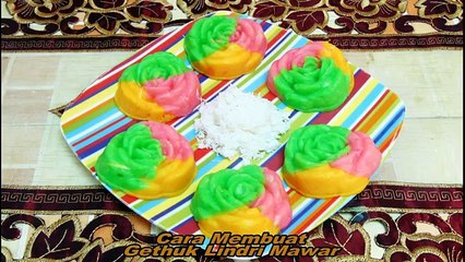 Resep Cara Membuat Gethuk Lindri Mawar Pelangi