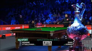 O'Sullivan v Ding FINAL Fr13 2018 World Grand Prix Snooker