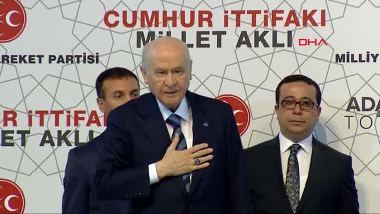 MHP Genel Başkanı Bahçeli Seçim Beyannamesini Açıkladı -1