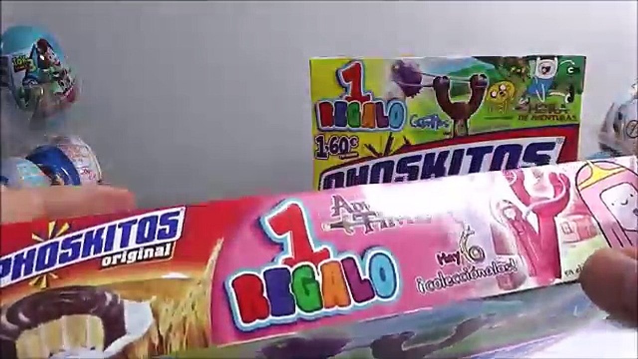 2 SORPRESAS HORA DE AVENTURAS. CAJAS DE PHOSKITOS CON REGALO SORPRESA. SURPRISE BOX