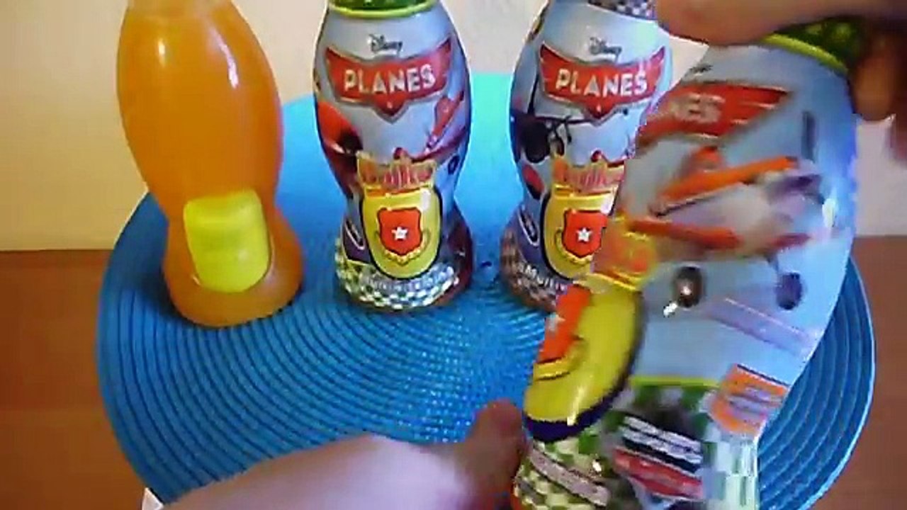 4 Surprise Eggs Disney Planes Movie Toys Unboxing Drinks new Huevos Sorpresa