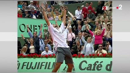 Roland-Garros : Revivez la balle de match de Grosjean face à Agassi