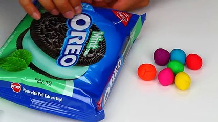 Play-Doh Rainbow Oreo Cookie How to Make Rainbow Dessert