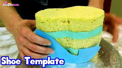 Frozen Elsa Shoe Cake Recipe | DIY Princess Birthday Cake Recipe by HooplaKidz Recipes