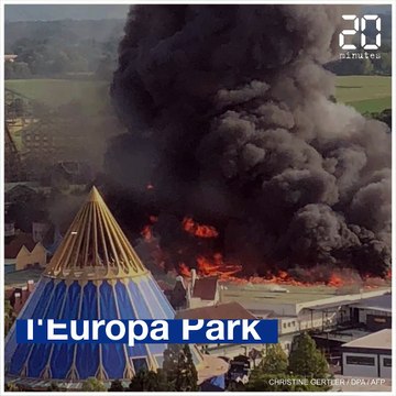 Spectaculaire incendie à Europa Park, à Rust (Allemagne)