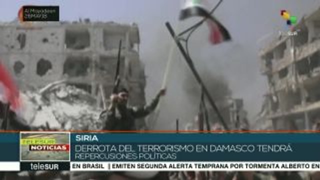 Ejército árabe sirio logra tener control total de Damasco