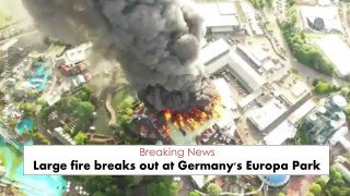 Huge fire at Germany's largest theme park