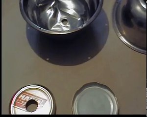 Аппарат сахарной ваты из болгарки. _ Homemade cotton candy machine.