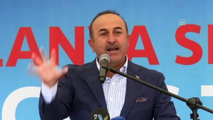 Çavuşoğlu: 'Bu seçim milli ve yerli olanlarla , milli olmayanlar arasındaki bir yarıştır' - ANTALYA