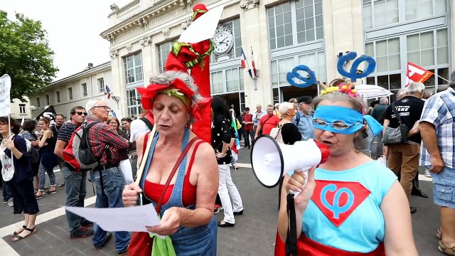 Près de 1000 manifestants à Valence pour « la marée populaire »