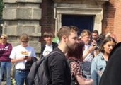 Singing and Cheering Erupt in Dublin Castle as Irish Voters Await Referendum Result