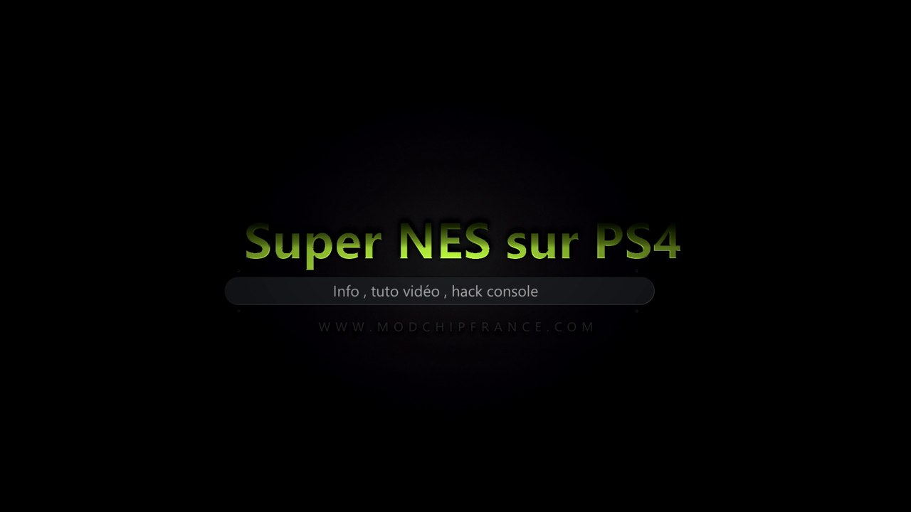  PS4 HEN 4.55 RetroGaming : Emulateur Super NES 
