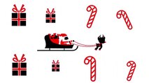Baby Sensory - Jingle Bells Christmas Black, White & Red Animation (Infant Visual Stimulation)