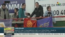 Inicia en Uruguay el XIII congreso de la Central Única de Trabajadores