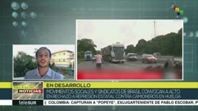Huelga nacional de camioneros brasileños alcanza quinto día
