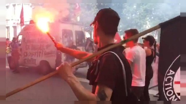 Tens of thousands protest across France against President Macron's economic reforms
