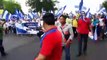 Religiosos de Nicaragua realizan marcha desde la rotonda Jean Paul Genie para respaldar a los obispos y solidarizarse con Monseñor Silvio Báez, víctima de ataqu