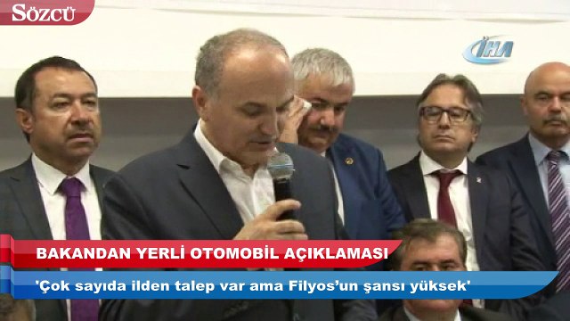 Bakan Özlü’den yerli otomobil açıklaması