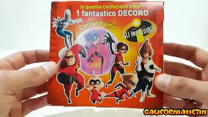 Kinder Surprise Eggs The Incredibles Toys Kinder Sorpresa Edition