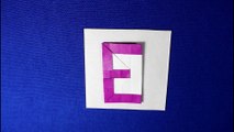 Origami Alphabet: Letter  E (fumiaki Shingu)Tutorial By Origami PaperCraft