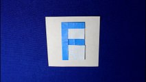 Origami Alphabet: Letter  F (fumiaki Shingu)Tutorial By Origami PaperCraft
