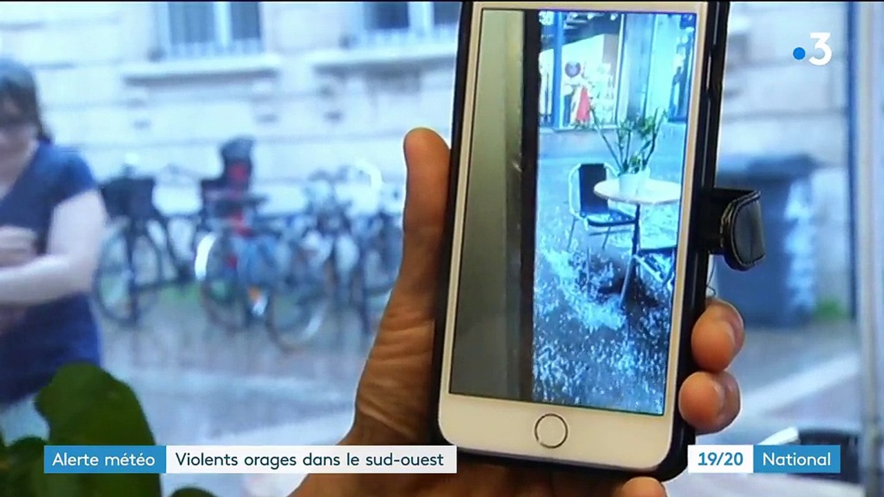 Intempéries : violents orages dans le Sud-Ouest