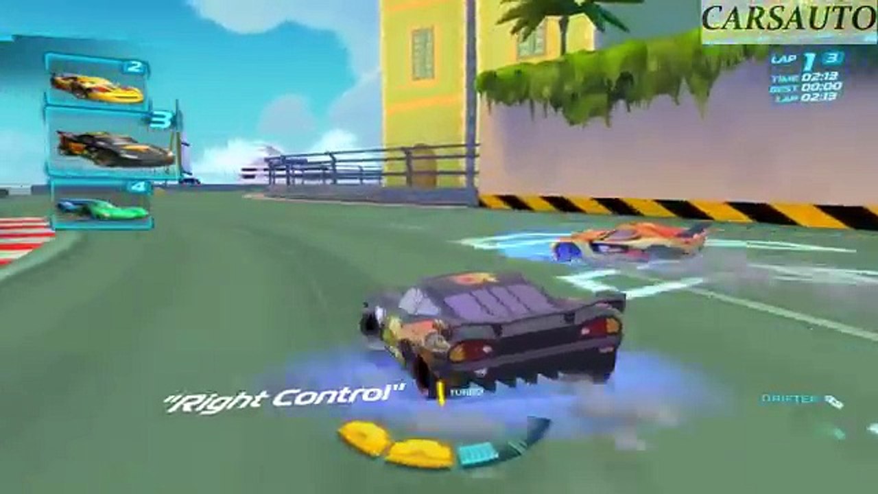 Cars 2 HD Gameplay full Carbon Fiber Lightning